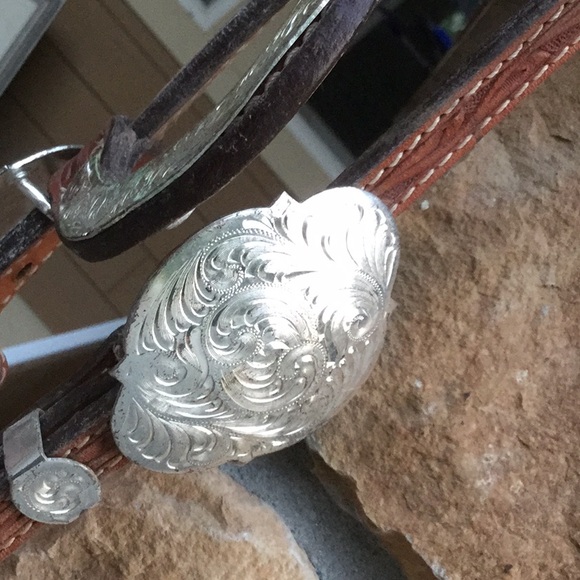 Western headstall horse riding show horsemanship equestrian cowgirl reining - Picture 5 of 9